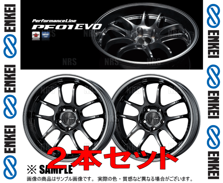 ENKEI（エンケイ） PF01EVO (SBK/リアフェイス) 9.5J x 18インチ +22