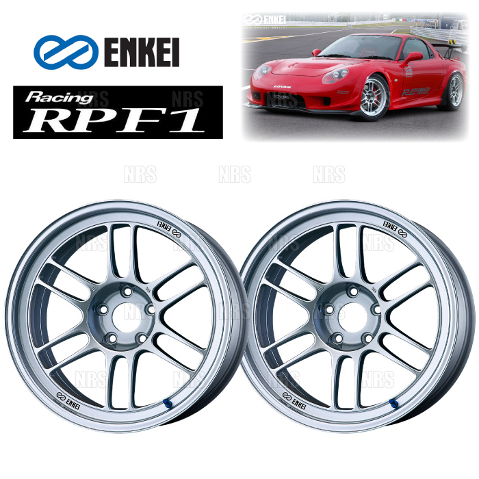 ENKEI エンケイ RPF1 (シルバー/リアフェイス) 9.0J x 17インチ +35 PCD114.3 5穴 2本セット (RPF1 D014 HS 2S : rpf1 d014 hs 2s 1002 : エービーエムストア