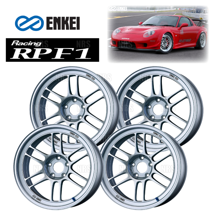 ENKEI エンケイ RPF1 (シルバー/リアフェイス) 9.5J x 17インチ +38 PCD114.3 5穴 4本セット (RPF1 D017 HS 4S : rpf1 d017 hs 4s 1002 : エービーエムストア