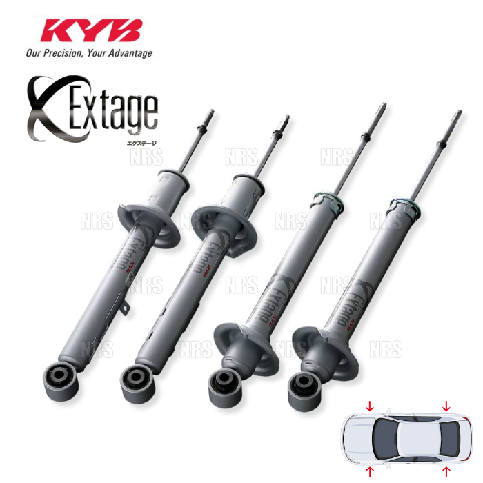 KYB カヤバ EXTAGE エクステージ ショック (前後セット) FJクルーザー 