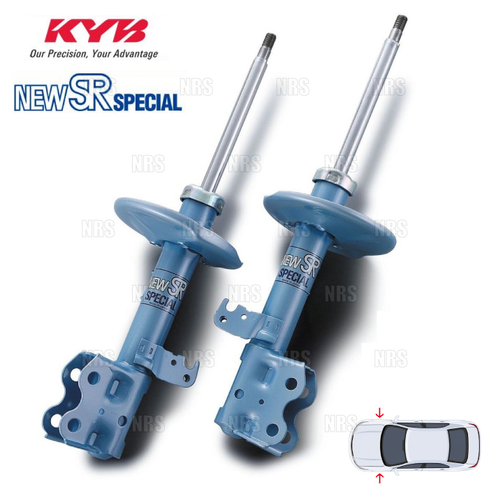 KYB カヤバ NEW SR SPECIAL (フロント) カローラ レビン/スプリンター トレノ AE86 4A-GEU 83/5〜87/4  2WD車 (NSC4030/NSC4030