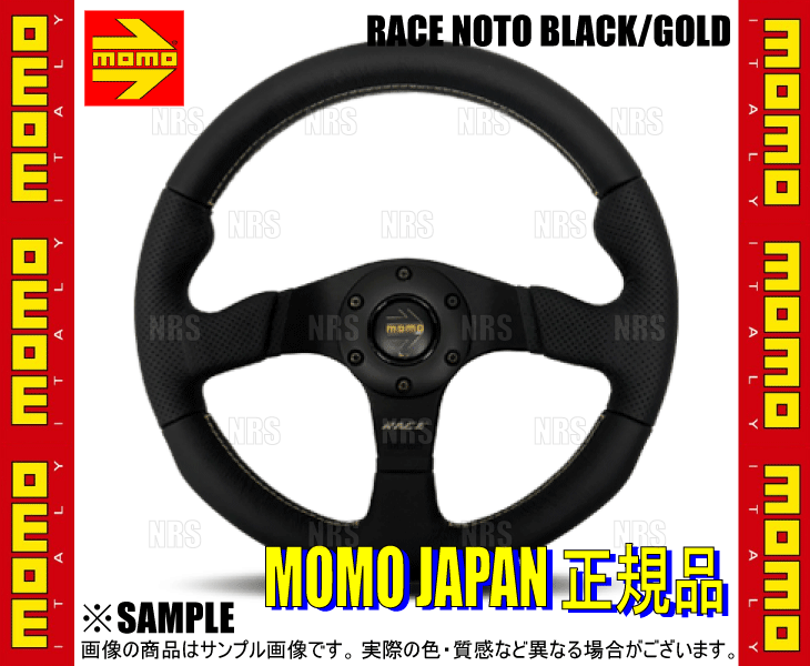 MOMO（モモ） RACE NOTO BLACK/GOLD レース ノト ブラック/ゴールド
