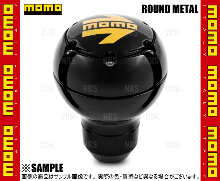 MOMO モモ ROUND METAL BLACK ラウンド メタル ブラック アルミニウム