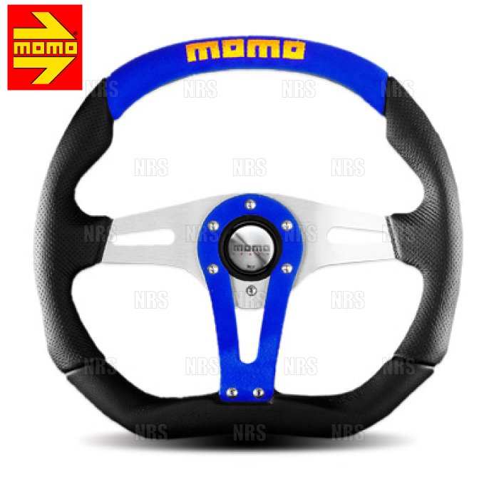 MOMO（モモ） TREK BLUE トレック ブルー 350mm ブラックレザー