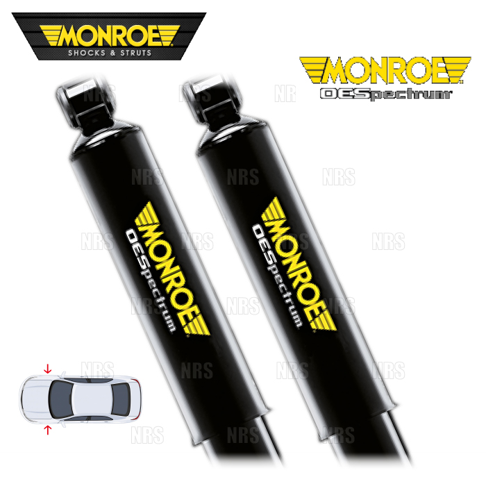 ほぼ新品MONROE OEスペクトラムショックNBOXカスタムJF3フロント2本 MONROE（車） MONROE モンロー OEスペクトラム (前後セット) N