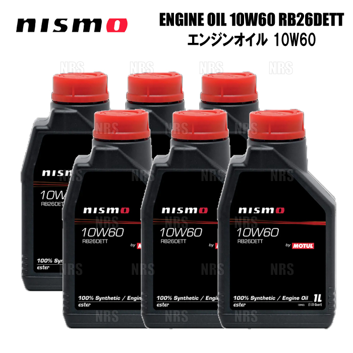 パリコレクション エンジンオイル RB26DETT 10W60 OIL ENGINE ニスモ NISMO 1L 6 x メンテナンス