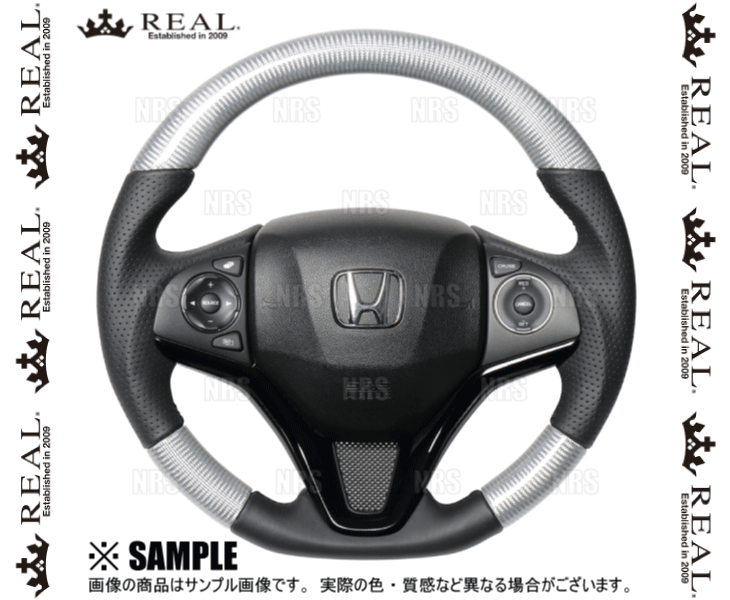 REAL レアル オリジナル (シルバーカーボン/ブラックユーロステッチ) シャトル ハイブリッド GP7/GP8 2015/5〜 (HNA SLC BK :HNA SLC BK 1006:エービーエムストア