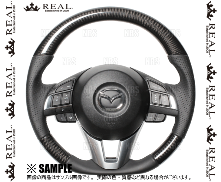 REAL レアル オリジナル (ブラックカーボン/ブラックユーロステッチ) アクセラ BM5FP/BM5AP/BM2FP 2013/11〜2016/7 (MZA BKC BK :MZA BKC BK 1003:エービーエムストア