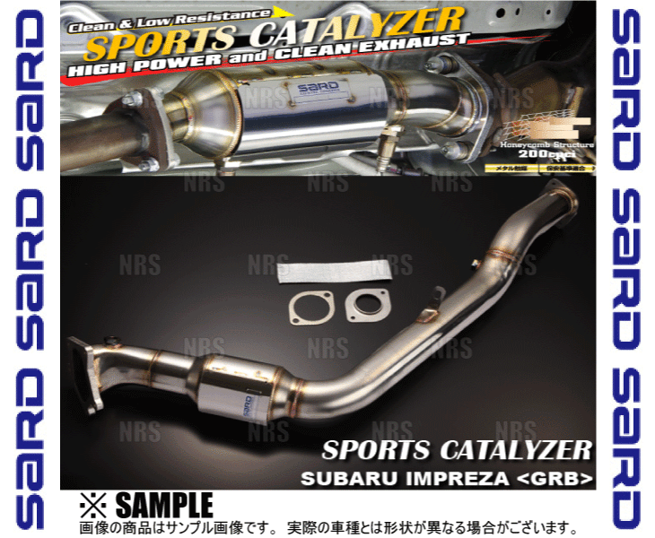 SARD（サード） スポーツキャタライザー インプレッサ WRX STI GRB