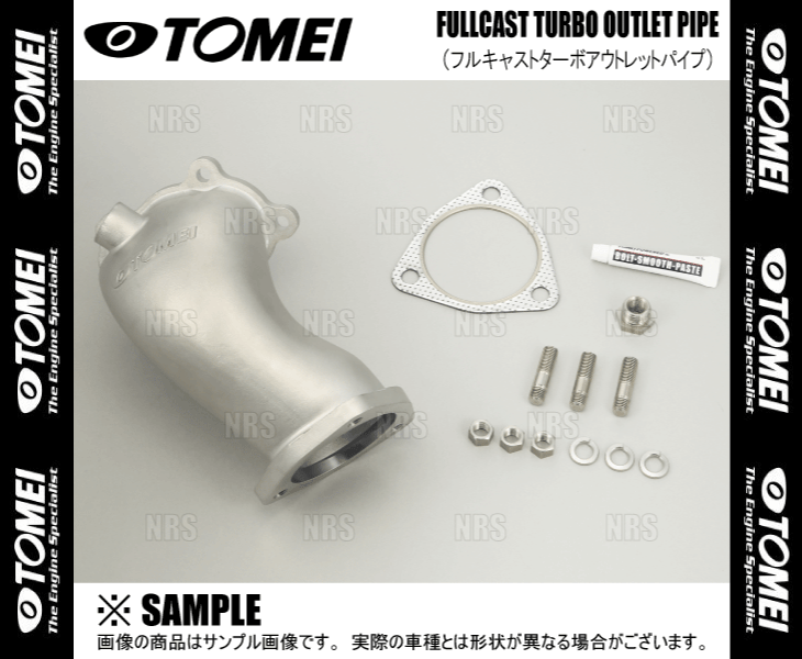 TOMEI 東名パワード フルキャスト ターボ アウトレットパイプ 180SX/シルビア S13/RPS13/PS13/S14/S15 SR20DET EAI非対応モデル (423004 :TOMEI 423004 1001:エービーエムストア