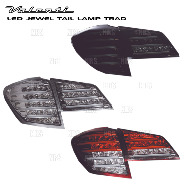 Valenti ヴァレンティ LEDテールランプ TRAD (クリア/クローム) アウトバック/レガシィ ツーリングワゴン  BR9/BRG/BRM/BRF (TSBRLEG-CC-1