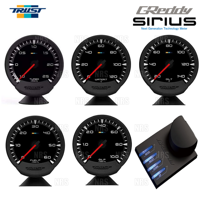 TRUST トラスト sirius meter シリウス メーター ブースト/ターボ計 (16001730 :TRUST 16001730 1005:エービーエムストア 12号店