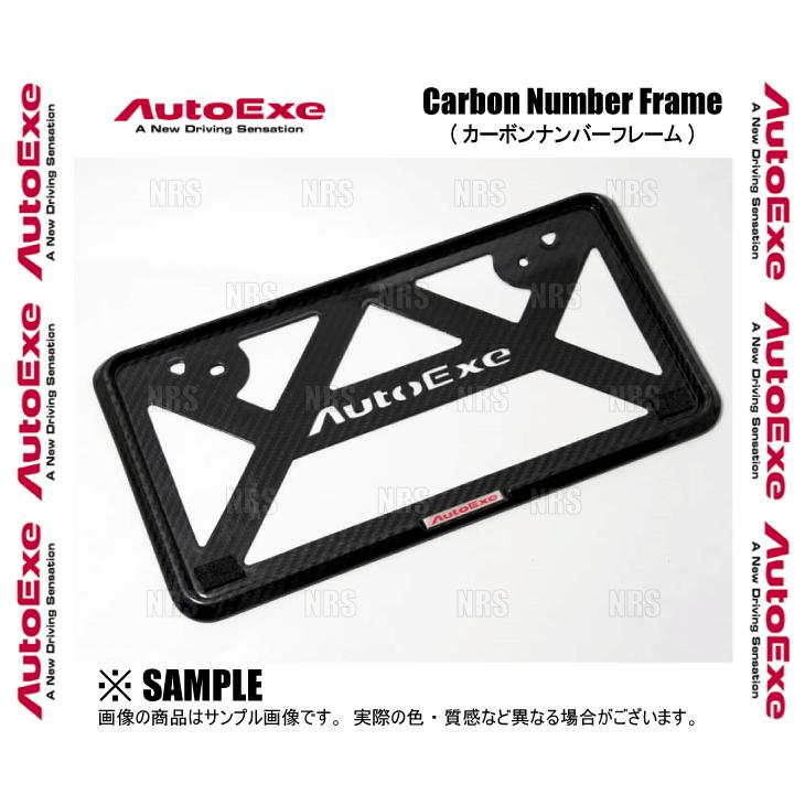AutoExe オートエクゼ カーボンナンバーフレーム フロント用 汎用品 (A1800-20