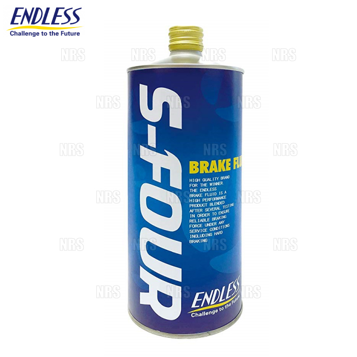 ENDLESS エンドレス S-FOUR ブレーキフルード DOT4 1.0L 1本 (OSFOUR2 | ENDLESS