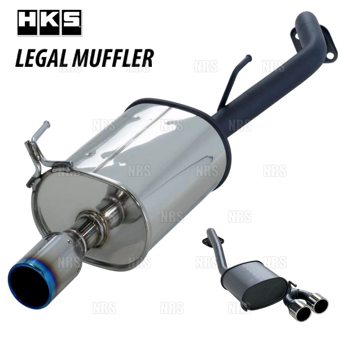 HKS エッチケーエス LEGAL MUFFLER リーガル マフラー ジムニー/ジムニー シエラ JB64W/JB74W R06A/K15B  18/7〜 (31013-AS017