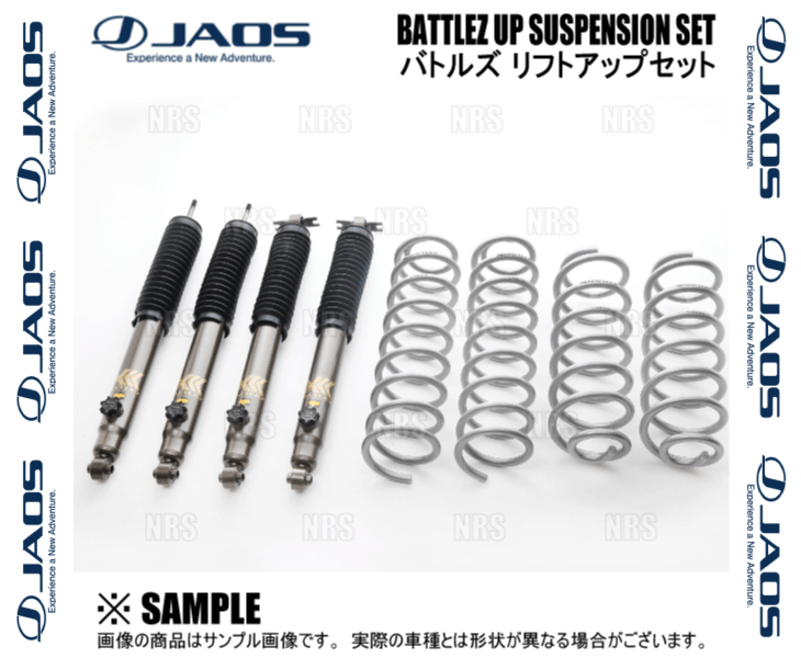 JAOS ジャオス BATTLEZ バトルズ リフトアップセットVFS ジープ ラングラー JK38S/JK36S/JK36L 07/3〜18/10 (A732901の画像