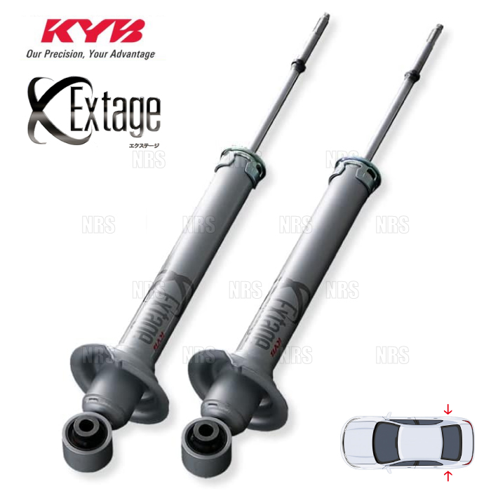 KYB カヤバ EXTAGE エクステージ ショック (リア) アルファード/ヴェルファイア ハイブリッド AYH30W 2AR-FXE 15/1〜 4WD(ESB2207/ESB2207 | KYB