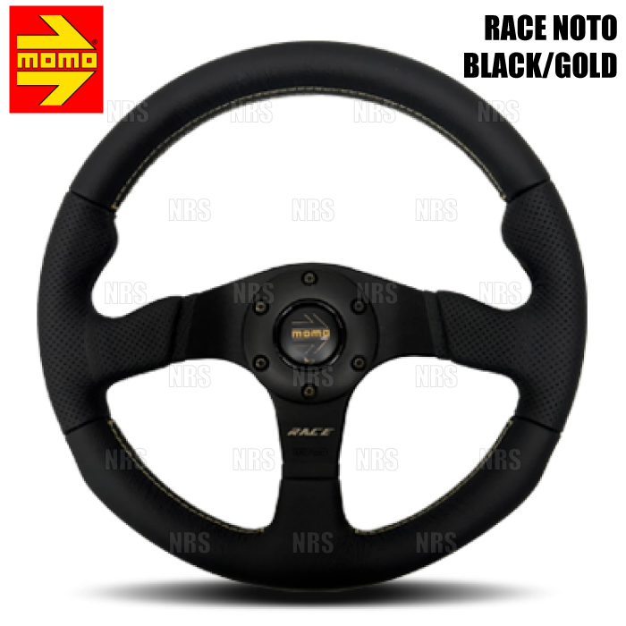 MOMO（モモ） RACE NOTO BLACK/GOLD レース ノト ブラック/ゴールド