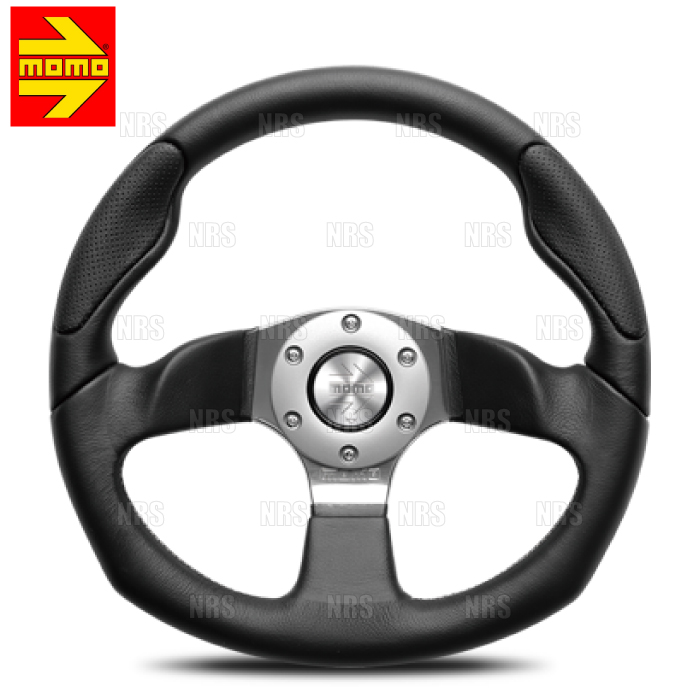 MOMO モモ COMMANDO2R コマンド 2R 350mm ブラックレザー クロームスポーク (C-74 | MOMO