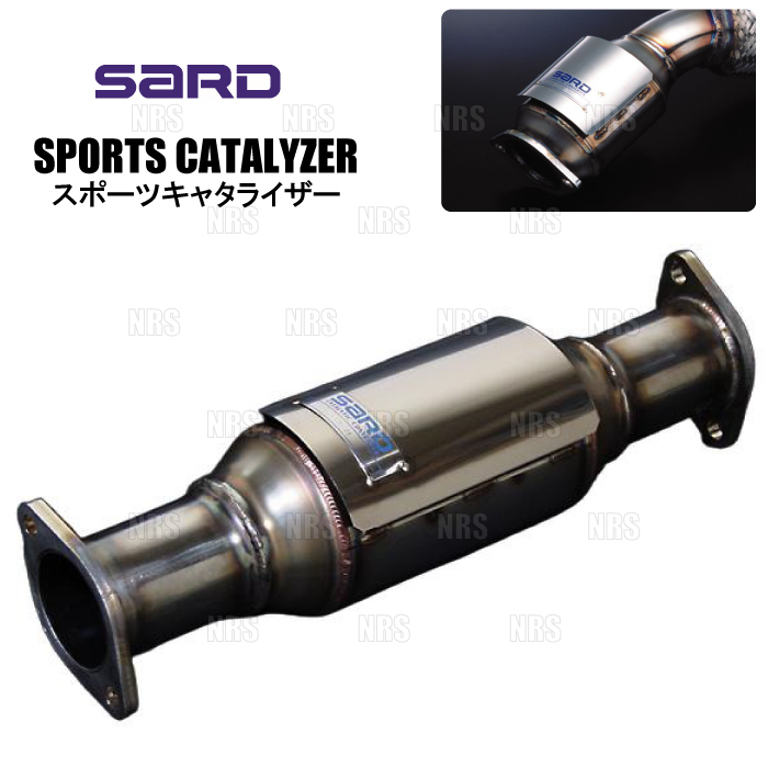 cp9aランエボ5 6 SARDメタルキャタライザー 触媒 SARD サード CP9A ランエボ エボ5 エボ6 4G63 スポーツ触媒 メタル