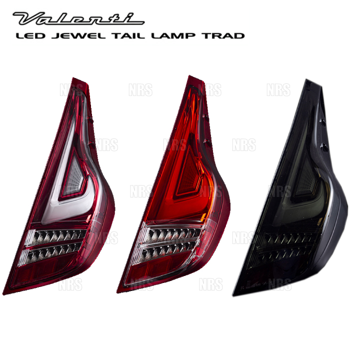 赤*町様 NHP10 アクア　バレンティテールランプ ヴァレンティ Valenti LEDテールランプ TRAD (クリア/レッド