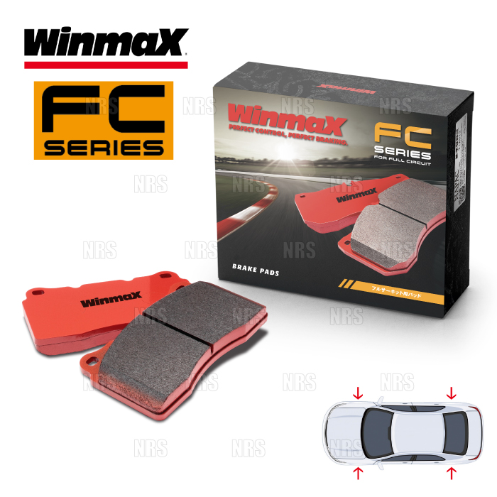 Winmax ウインマックス FCシリーズ (FC1/前後セット) WRX STI VAB 14/8〜 ブレンボ (FC1-370/FC1-330