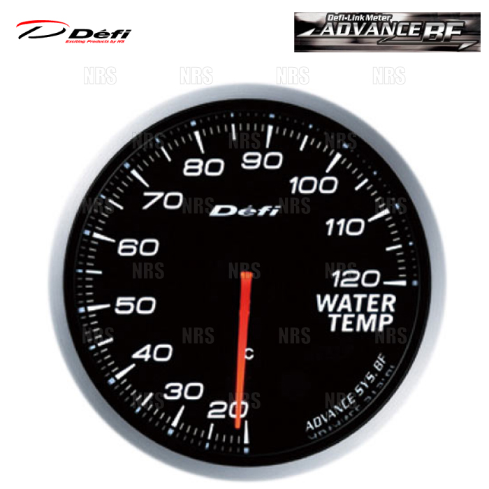 Defi デフィ アドバンスBF 水温計/ウォーターテンプ 白/ホワイト 20〜120℃ (DF10501 | Defi