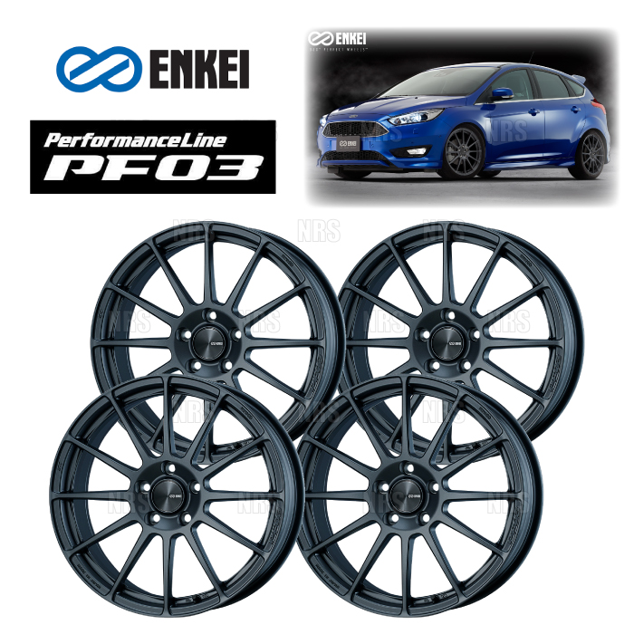 ENKEI エンケイ PF03 (マットダークガンメタリック) 6.0J x 15インチ + 