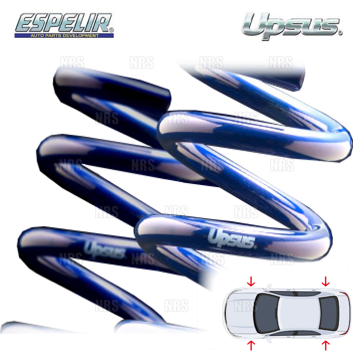 ESPELIR エスペリア UPSUS アップサス (前後セット) アルファード GGH35W 2GR-FKS H30/1〜R1/11 4WD車 (EST-6334
