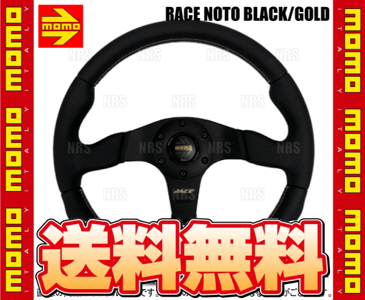 MOMO（モモ） RACE NOTO BLACK/GOLD レース ノト ブラック/ゴールド