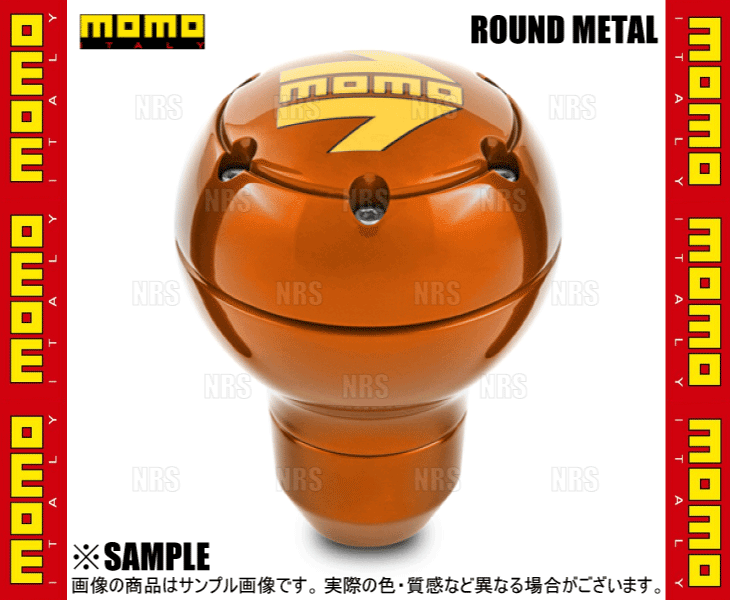 ＭＯＭＯシフトノブ　ラウンドメタル　オレンジ　ＳK１１９ MOMO（モモ） ROUND METAL ORANGE ラウンド メタル オレンジ