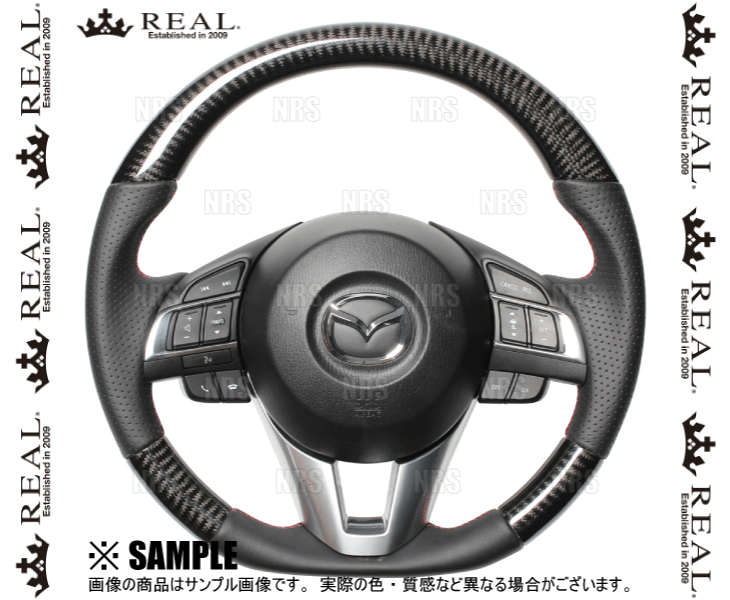 REAL レアル オリジナル (ブラックカーボン/レッド×ブラックユーロステッチ) アクセラスポーツ BMEFS/BM5FS/BM5AS/BM2FS (MZA BKC RD :MZA BKC RD 1005:エービーエムストア 4号店