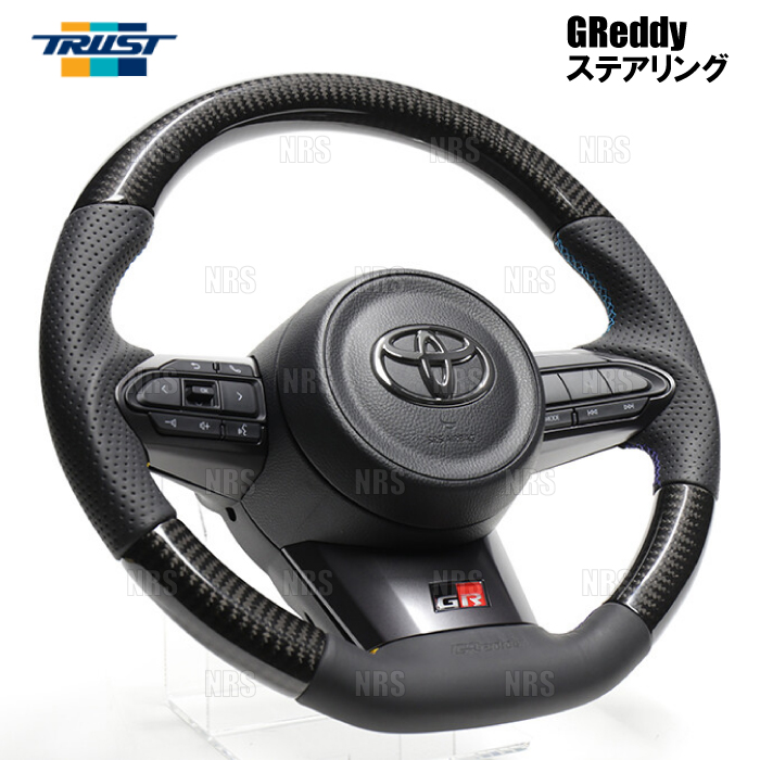 超激レア GReddy × in4mation oni ステアリング TRUST（トラスト） GReddy ステアリング (ブラックカーボン) GRヤリス