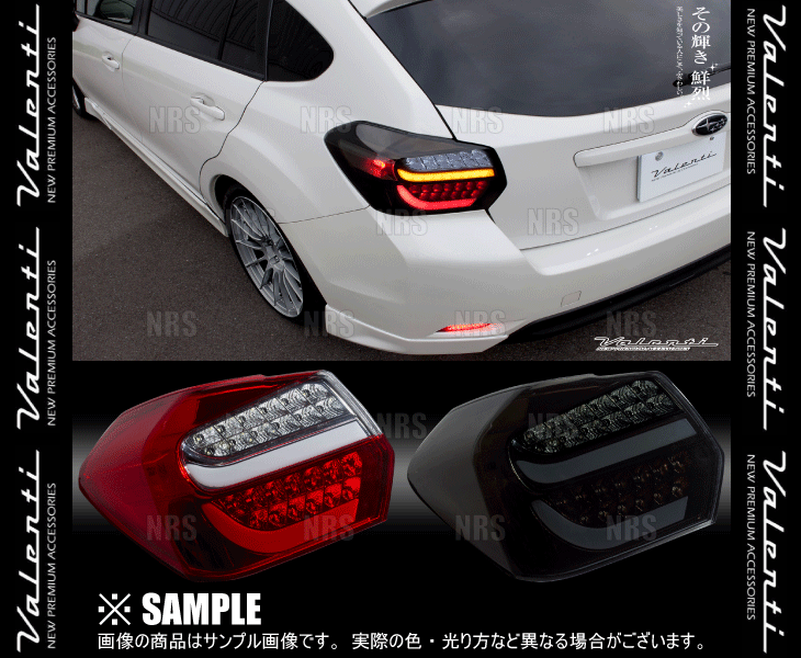 Valenti ヴァレンティ LEDテールランプ REVO (ハーフレッド/クローム) XV/XV ハイブリッド GP7/GPE H24/10〜H29/4 (TSGPIPR-HC-1 | ヴァレンティ | 02
