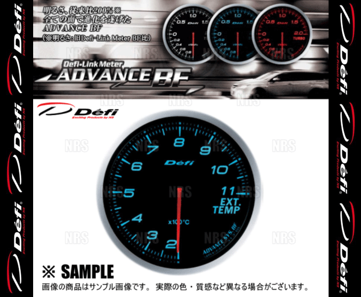 Defi デフィ アドバンスBF 排気温度計/エキゾーストテンプ 青/ブルー 200〜1100℃ (DF10603｜abmstore6｜03