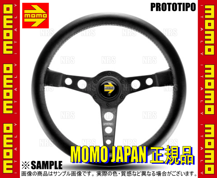 MOMO モモ PROTO TIPO BLACK プロトタイプ ブラックスポーク 350mm