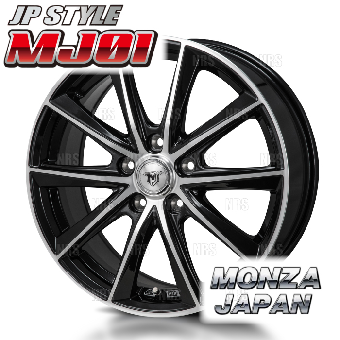 MONZA モンツァ JP STYLE MJ01 (4本セット) 7.0J x 17 インセット+45