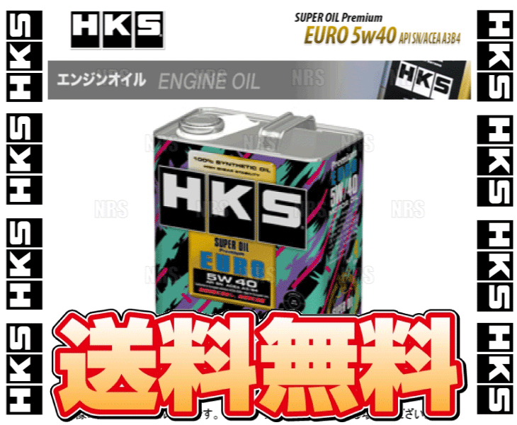 HKS エッチケーエス スーパーオイル プレミアム ユーロ 5W-40 (API SN/ACEA A3/B4) 4L (52001-AK120｜abmstore8