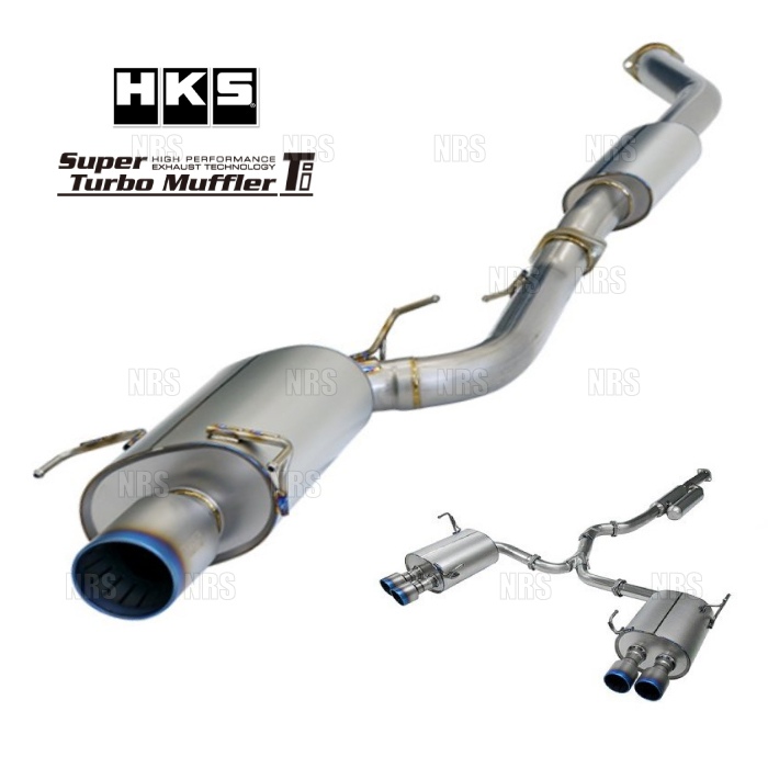 HKS エッチケーエス スーパーターボマフラー Ti (STM-Ti) スカイラインGT-R R32/BNR32 RB26DETT 89/8〜94/12 (31029-AN007(124770円)