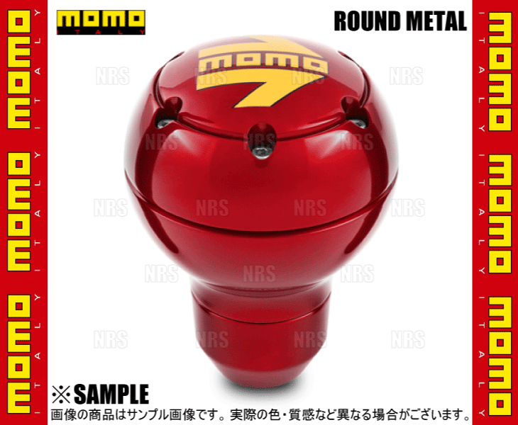 MOMO モモ ROUND METAL RED ラウンド メタル レッド アルミニウム