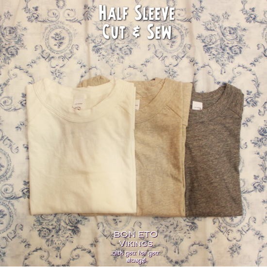 Half Sleeve Cut Sew(ハーフスリーブ)