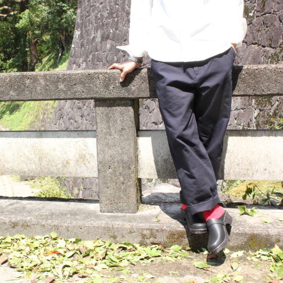 LOLO LIKE LOLO(ロロ) ヘビーオックスパンツ ダークネイビー : 輸入