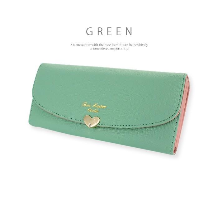財布 レディース 長財布 送料無料 可愛い カード24枚収納 ハートチャーム bet0002 ベイマスター 通販 yahoo ショッピング