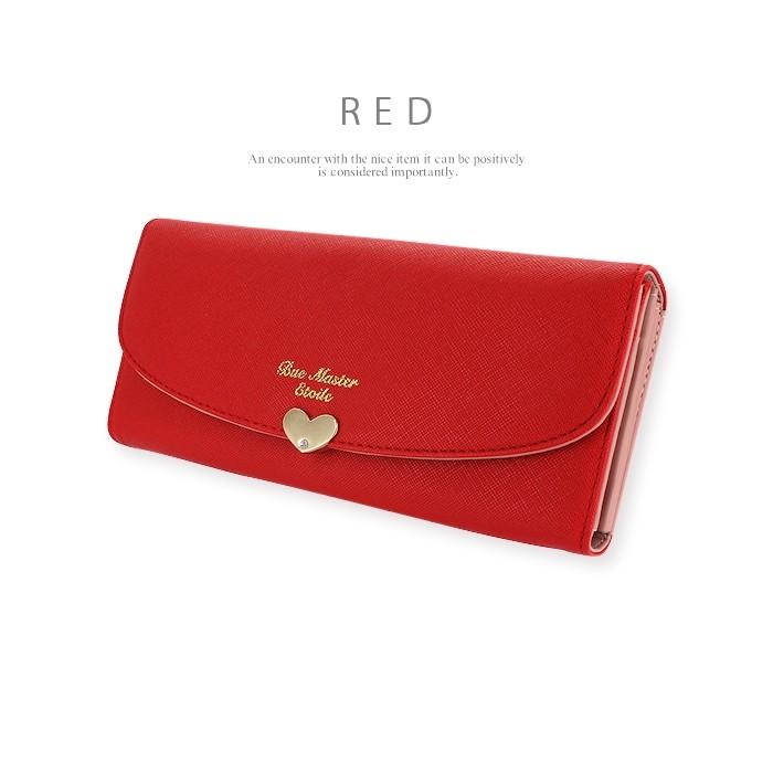 財布 レディース 長財布 送料無料 可愛い カード24枚収納 ハートチャーム bet0002 ベイマスター 通販 yahoo ショッピング