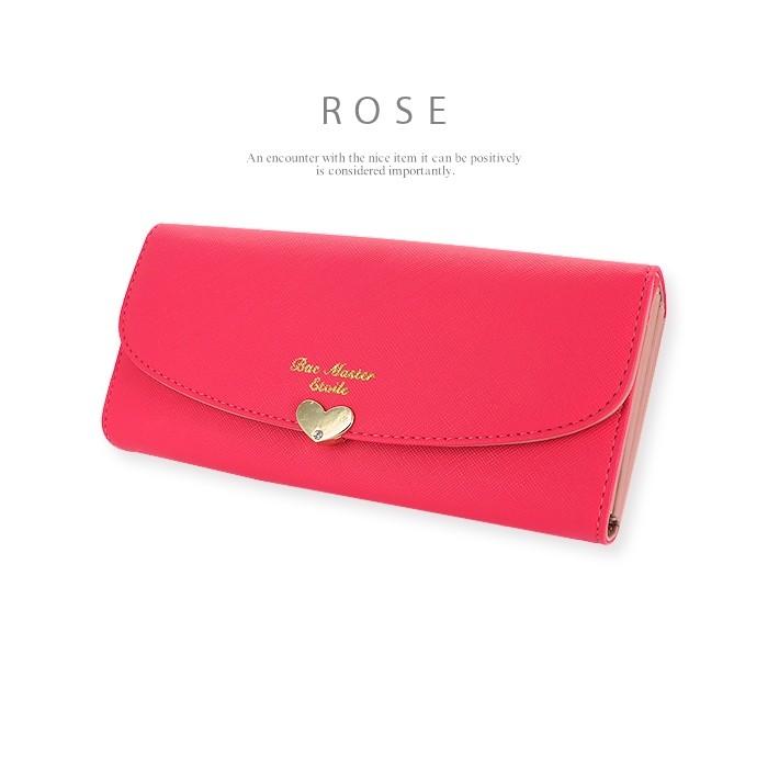 財布 レディース 長財布 送料無料 可愛い カード24枚収納 ハートチャーム bet0002 ベイマスター 通販 yahoo ショッピング