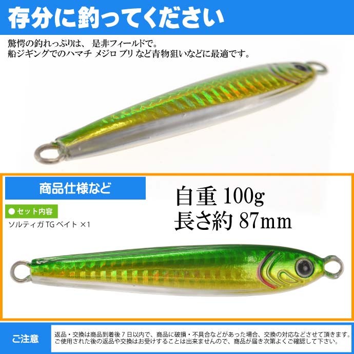 DAIWA（ダイワ） ソルティガ TGベイト タングステンジグ PH緑金