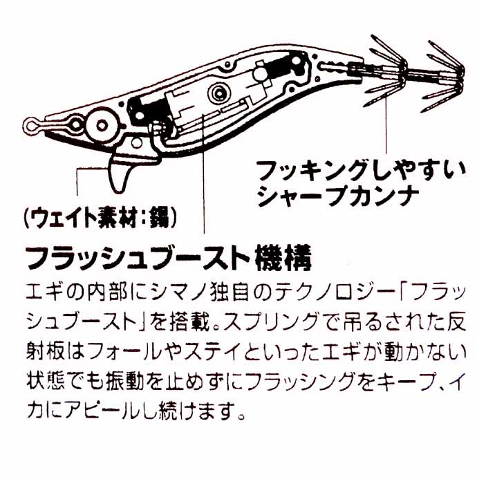 シマノ スイスイドロッパー 009 F赤青エビケイムラ 2.5号 9g