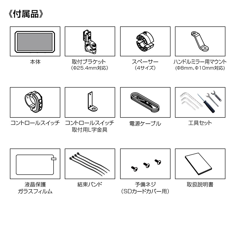 バイク用モニター