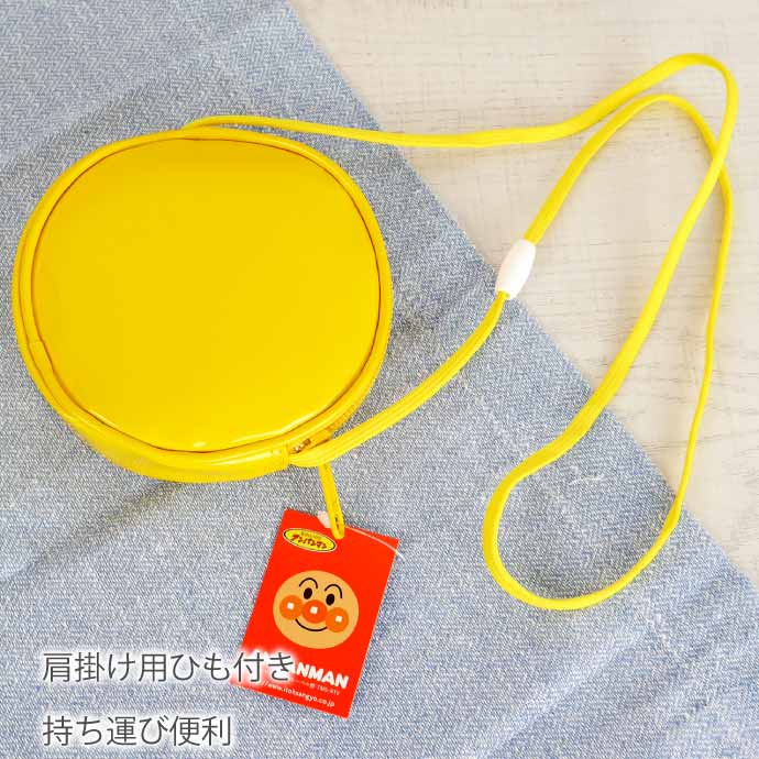 アンパンマン 赤 丸ポシェット 財布 ポーチ