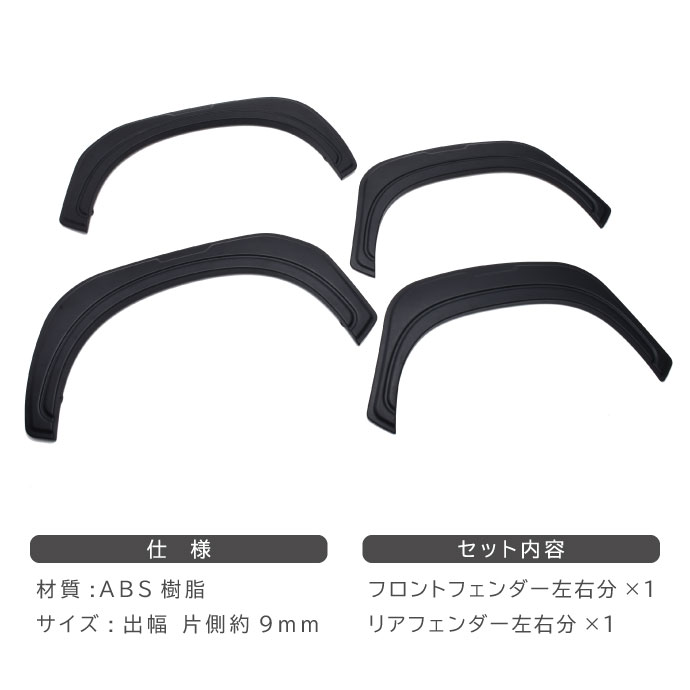 TOYOTA プロボックス サクシード 160系 オーバーフェンダートリム 1台